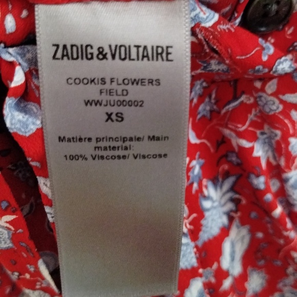 Zadig Voltaire Cookis Flowers field Romper Size XS - Picture 8 of 10